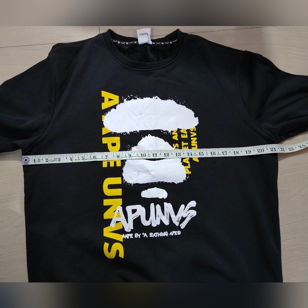 Aape sweatshirt black size 2XL - Picture 6 of 9